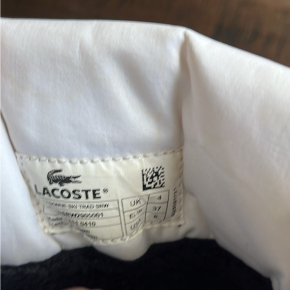 Lacoste winter shoes size 6 warm - Picture 6 of 6